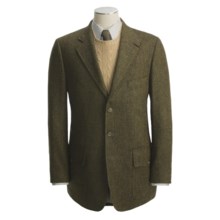 Lambourne Large Herringbone Sport Coat - Wool, Action Back (For Men) in Dark Olive - Closeouts