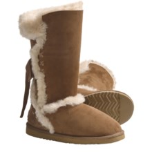 Lamo Big Bear Sheepskin Boots - Shearling Lining (For Women) in Chestnut - Closeouts