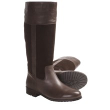 Lamo Brittany Tall Boots - Suede-Leather, Sheepskin-Lined (For Women) in Chocolate - Closeouts
