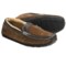 Lamo Halifax Slippers - Leather-Suede, Sheepskin Lining (For Men) in Chestnut