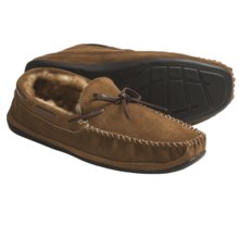 Lamo Santa Fe Moccasins - Suede, Sheepskin Lining (For Men) in Chestnut - Closeouts