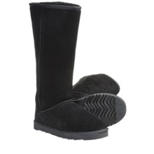 Lamo Sheepskin Classic 14” Boots - Shearling Lining (For Women) in Black - Closeouts