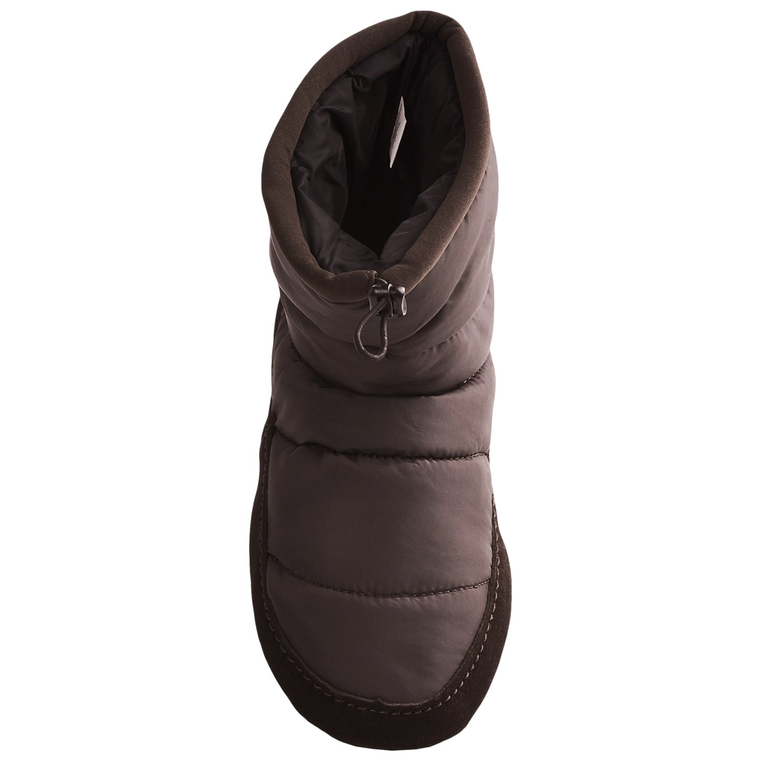 Lands’ End Quilted Nylon Bootie Slippers (For Men) 6583K