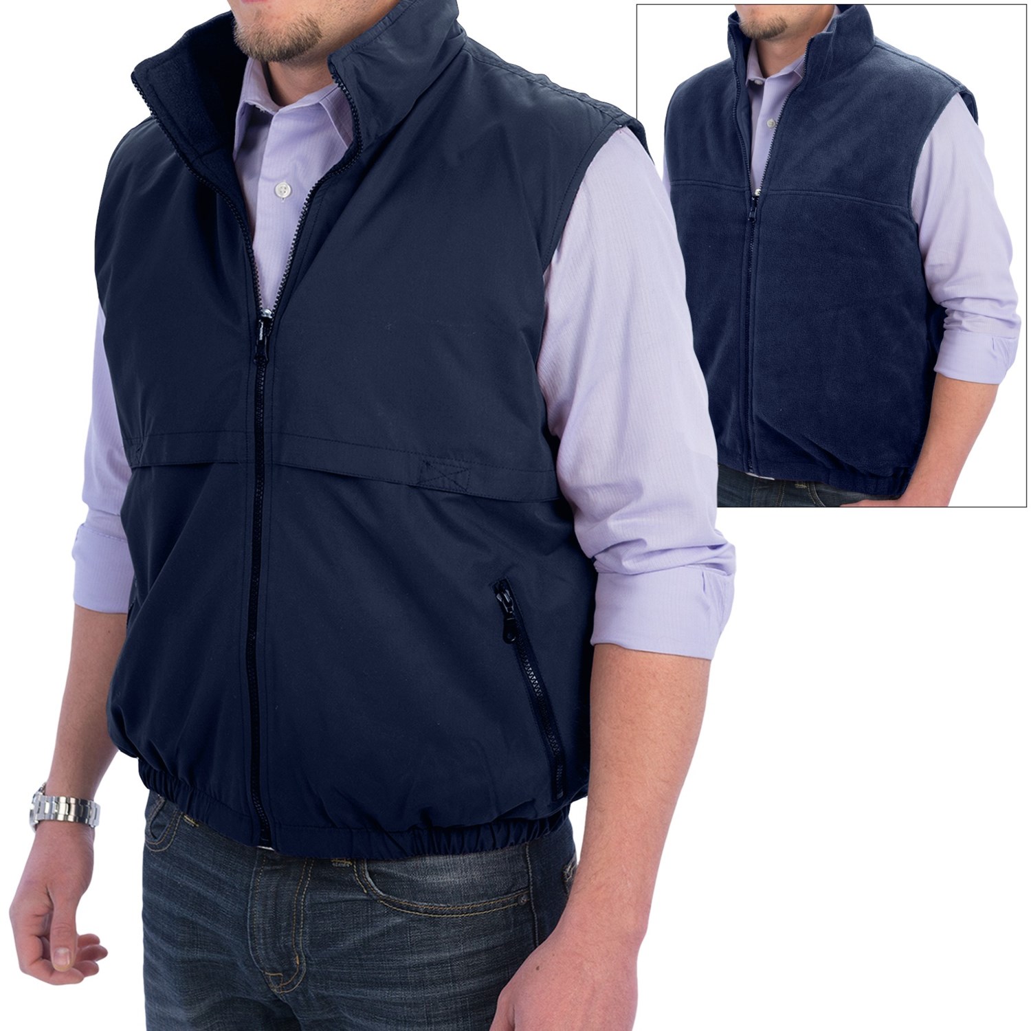 Landway Summit Microfiber Vest Reversible (For Men) Save 62