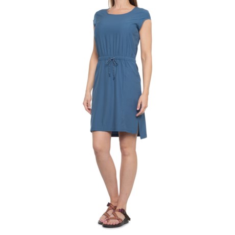 Avalanche Larissa Stretch Trail Dress - Short Sleeve (For Women) - VINTAGE INDIGO (M )