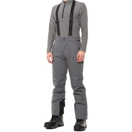 Killtec Larok Suspender Ski Pants - Waterproof, Insulated (For Men) - ANTHRACITE (S )