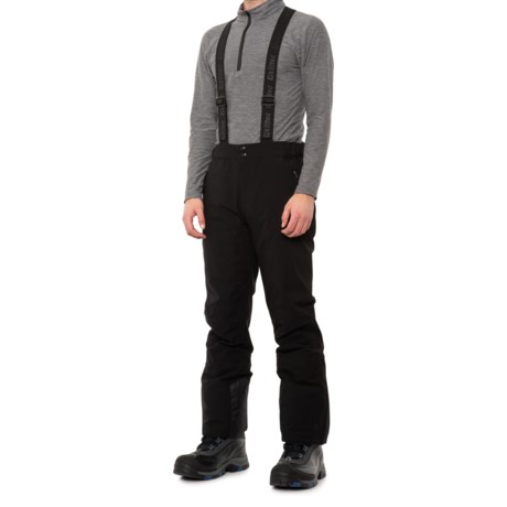 Killtec Larok Suspender Ski Pants - Waterproof, Insulated (For Men) - BLACK (XL )