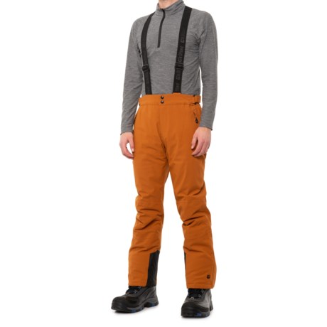 Killtec Larok Suspender Ski Pants - Waterproof, Insulated (For Men) - CARMEL (L )