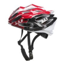 LAS Squalo Bike Helmet in Red/White/Carbon - Closeouts