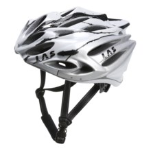 LAS Squalo Bike Helmet in White/Carbon/Silver - Closeouts