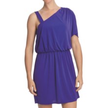 Laundry by Design Jersey Blouson Dress - Short Sleeve (For Women) in Violetta - Closeouts