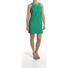Laundry by Design Passion Flower Lace Dress - Sleeveless (For Women) in Aloe Vera - Closeouts