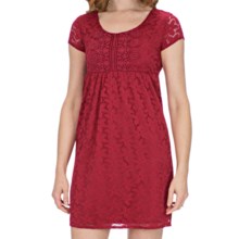 Laundry by Design Sand Dollar Lace Dress - Short Sleeve (For Women) in Melon - Closeouts