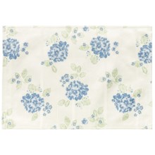 Laura Ashley Stain-Resistant Placemat - Microfiber in Blue Hydrangea - Closeouts