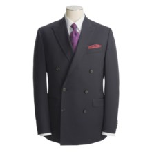 Lauren by Ralph Lauren Double-Breasted Navy Stripe Suit - Wool (For Men) in Navy - Closeouts