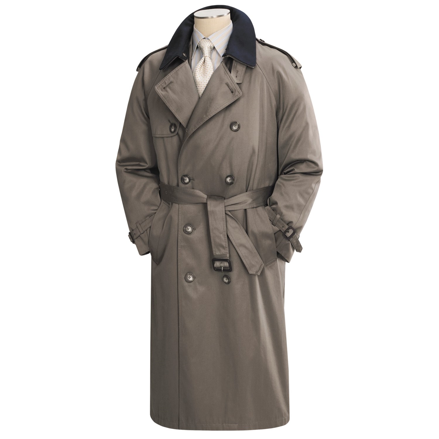 Lauren by Ralph Lauren Double-Breasted Trench Coat (For Men) in Taupe