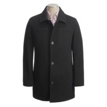 Lauren by Ralph Lauren Elmore Car Coat - Wool, Quilted Lining (For Men) in Black - Closeouts
