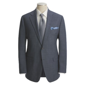Lauren by Ralph Lauren Fine Glen Plaid Suit - Wool (For Men) in Charcoal/Blue