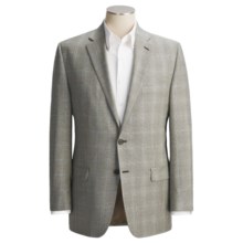 Lauren by Ralph Lauren Houndstooth Check Sport Coat - Silk-Wool (For Men) in Cream/Black - Closeouts