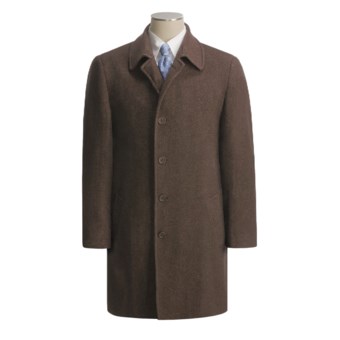 Lauren by Ralph Lauren Ivy Top Coat - Wool Twill (For Men) in Brown Twill