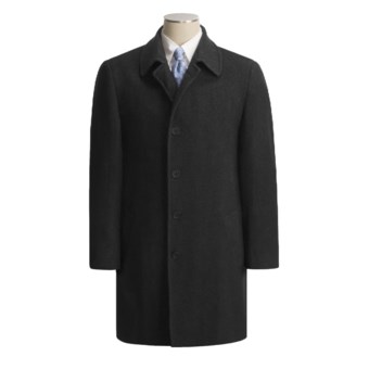 Lauren by Ralph Lauren Ivy Top Coat - Wool Twill (For Men) in Charcoal Twill