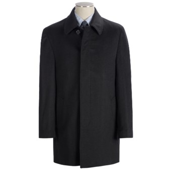 Lauren by Ralph Lauren Jake Topcoat - Wool (For Men) in Black