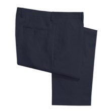 Lauren by Ralph Lauren Linen Pants - Flat Front (For Men) in Navy - Closeouts