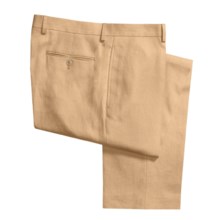 Lauren by Ralph Lauren Linen Pants - Flat Front (For Men) in Yellow - Closeouts