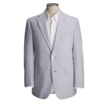 Lauren by Ralph Lauren Striped Sport Coat - Cotton Seersucker (For Men) in Blue - Closeouts