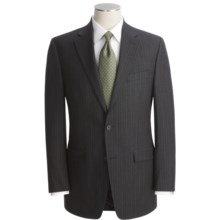 Lauren by Ralph Lauren Subtle Stripe Suit - Wool Flannel (For Men) in Black - Closeouts
