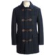 Lauren by Ralph Lauren Toggle Black Watch Plaid Duffle Coat - Detachable Hood