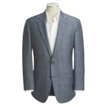 Lauren by Ralph Lauren Windowpane Sport Coat - Silk-Wool (For Men) in Blue - Closeouts