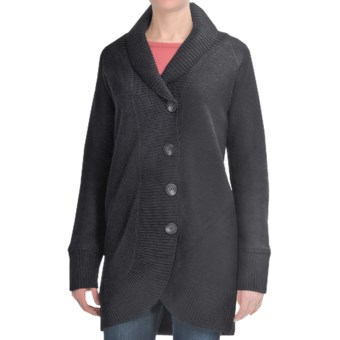 Lauren Hansen Boiled Wool Coat (For Women) in Black