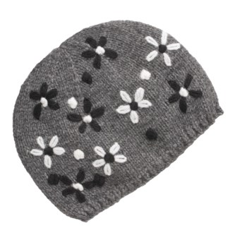 Lauren Hansen Embroidered Knit Cap (For Women)