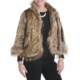 Lauren Hansen Faux-Fur Crop Jacket - Bracelet Sleeve (For Women)