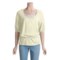 Lauren Hansen Modal-Cotton Shirt - Short Puff Sleeve (For Women) in Vanilla