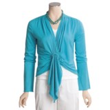 Lauren Hansen Silk-Cotton Shirt - Wrap-Style, Long Sleeve (For Women)