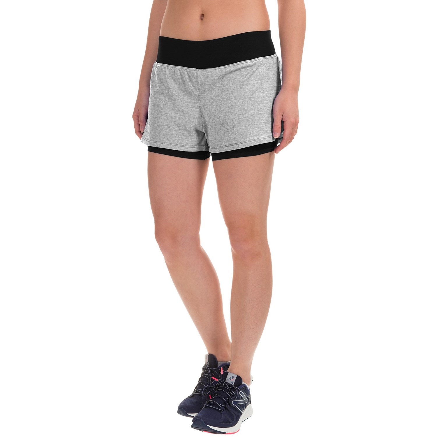 Layer 8 Knit Running Shorts (For Women) Save 64