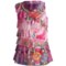 Layered Tie-Dye Tank Top (For Girls) in Red Heart