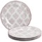 Le Cadeaux Cambria 11" Dinner Plates - Set of 4 in White