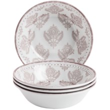 Le Cadeaux Cambria Cereal Bowls - Set of 4 in White - Closeouts