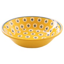 Le Cadeaux Fleur de Provence Cereal Bowls - Set of 4, Melamine in Yellow - Closeouts