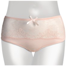 Le Mystere Dream Luxe Underwear - High-Rise Briefs (For Women) in Crystal Pink - Closeouts