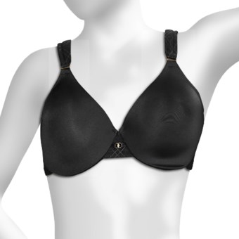 Le Mystere Legere Seamless Underwire Bra - Full Coverage (For Women) in Black