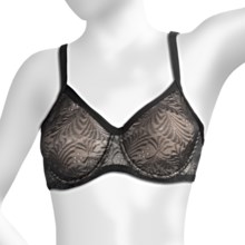 Le Mystere Whisper Seamless Underwire Bra - Full Support (For Women) in Black - Closeouts