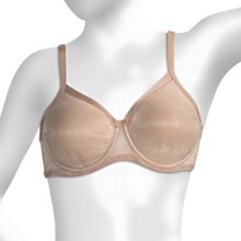 Le Mystere Whisper Seamless Underwire Bra - Full Support (For Women) in Nude - Closeouts