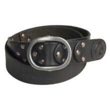 Leather Island By Bill Lavin Leather Tab Closure Belt (For Men) in Blue - Closeouts