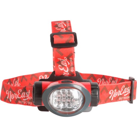 NorEast Outdoors LED Headlamp - 22 Lumens - RED ARROW ( )