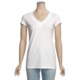 Left Coast Tee Stretch Trim Fit V-Neck Shirt - Pima Cotton, Short Sleeve (For Women)
