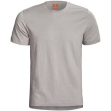 Left Coast Tee Trim Fitted T-Shirt - Stretch Pima Cotton, Short Sleeve (For Men) in Pearl - Closeouts